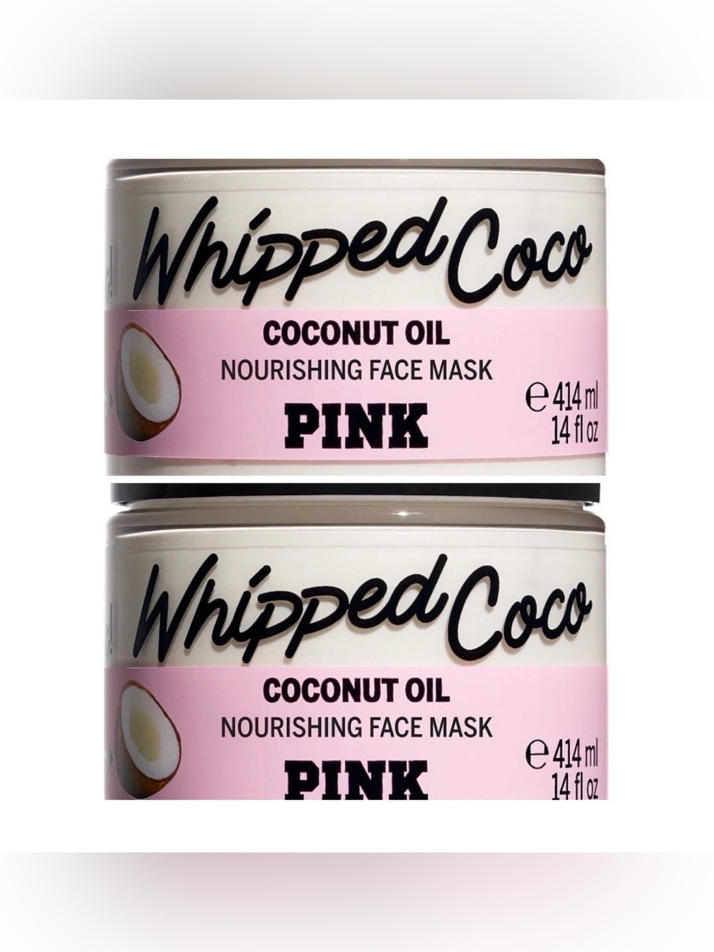 Victoria's Secret PINK Coconut Oil Nourishing Face Mask ~ 6 fl.oz. ( Lot of 2 )
